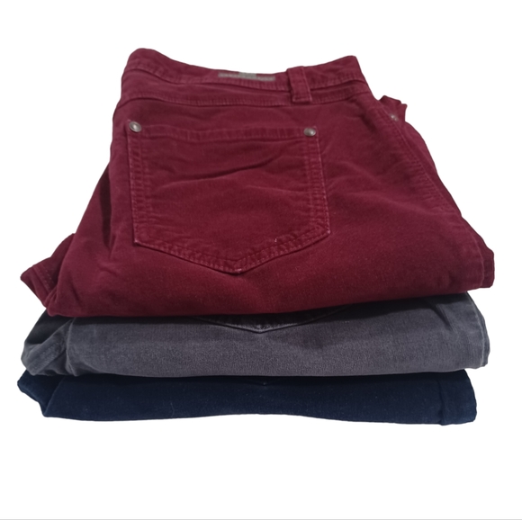LC Lauren Conrad Pants - 3pc Bundle LAUREN CONRAD Size.12 Corduroy Skinny Pants Mid Rise